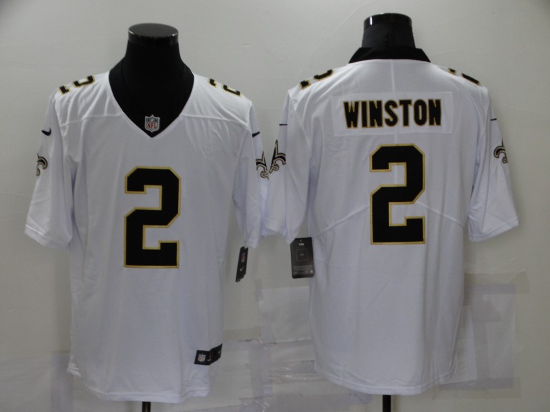 Men New Orleans Saints #2 Winston White Nike Limited Player 2021 NFL Jersey->new orleans saints->NFL Jersey